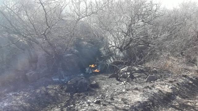 Contuvieron el incendio en Capilla del Monte