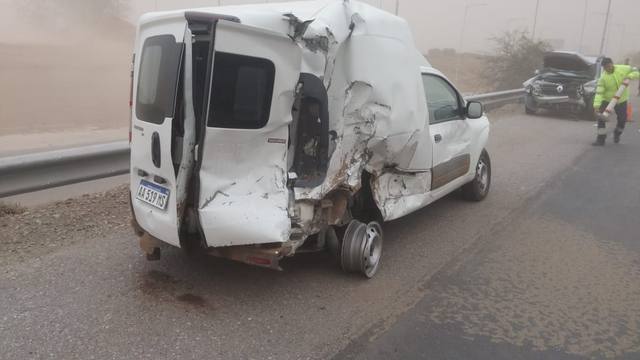 FOTO: Accidente en cadena en la autopista Córdoba-Carlos Paz