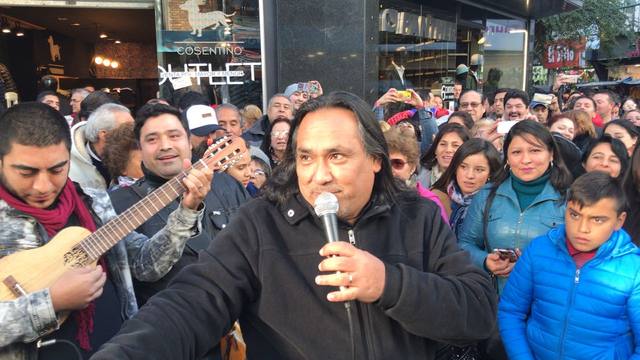 FOTO: Galleguillo sorprendió a los cordobeses en la peatonal