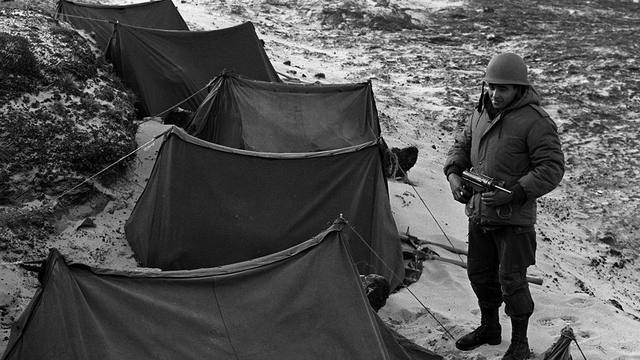 Los días de los soldados en Malvinas (Foto: Télam)