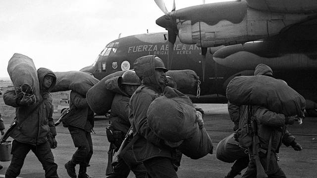 Los días de los soldados en Malvinas (Foto: Télam)