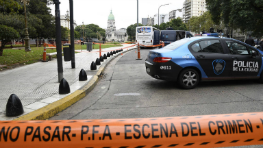 Jofré cuestionó la seguridad en la esquina del Congreso