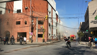 AUDIO: El incendio en el sanatorio de Salta no dejó víctimas