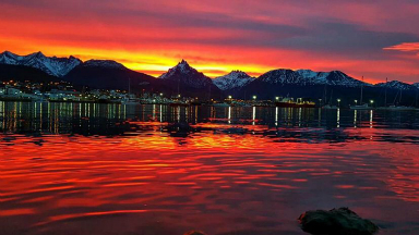 La noche más larga y el día más corto del año en Ushuaia