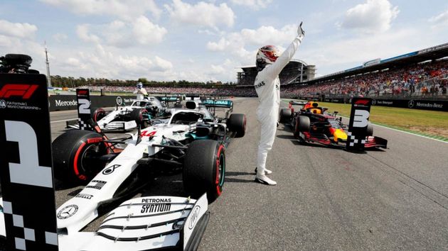 El campeón Hamilton se quedó con una pole que no esperaba en Hockenheim