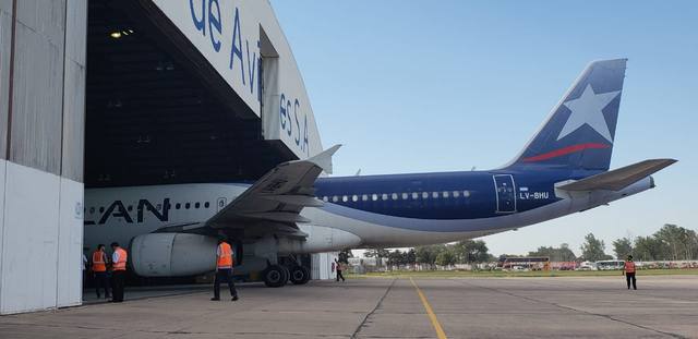FOTO: Llegó el primer avión que será intervenido en Fadea