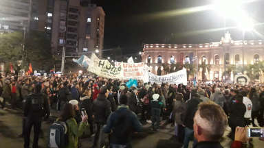 AUDIO: La marcha contra el decreto en Córdoba llegó al Olmos