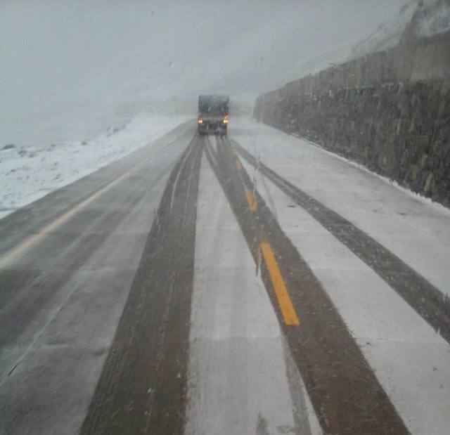 Intensas nevadas en Malargüe y San Rafael