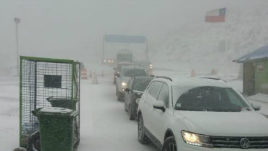 Intensa nevada en Malargüe y San Rafael