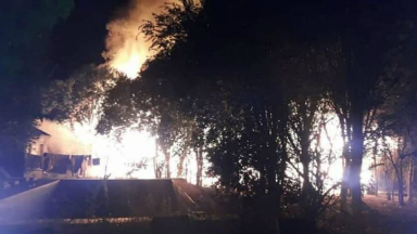 AUDIO: Murió un niño en el incendio de una cabaña en Timbúes