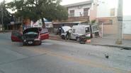 Impactante choque no dejó heridos de milagro en Córdoba