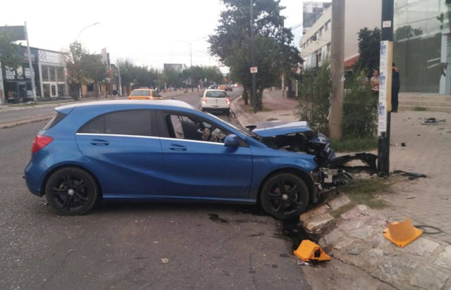 Choque Accidente Rafael Núñez