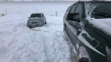 AUDIO: Rescataron a una pareja varada en la nieve en Mendoza