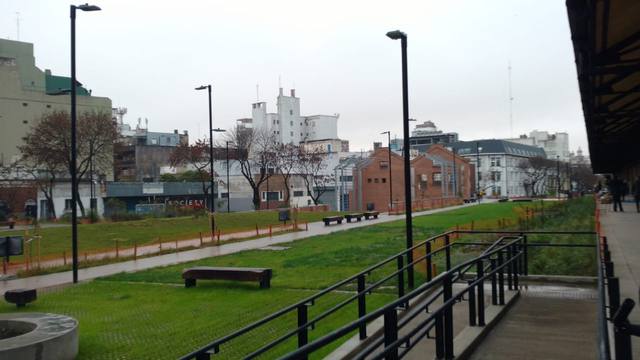 Inauguraron el Parque de la Estación en barrio Balvanera