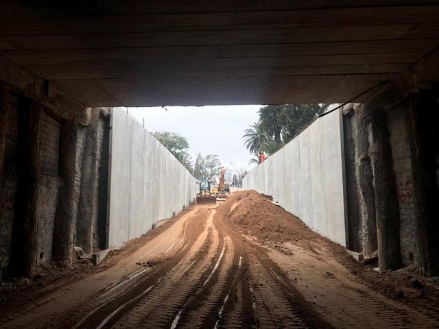FOTO: Avanzan las obras del túnel de Plaza España