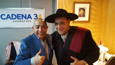 AUDIO: El Chaqueño Palavecino adelantó su show en Juntos