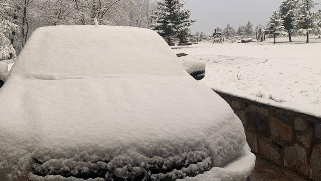 FOTO: Sorpresa por una copiosa nevada en las sierras de San Luis