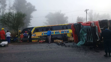 Parte médico de los heridos graves del choque en La Francia