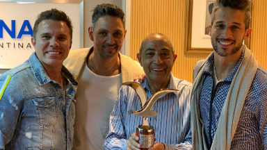 Destino San Javier visitó Juntos e interpretó