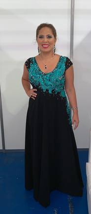 Geo Monteagudo deslumbró en la Fiesta de las Colectividades