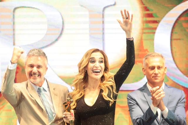 FOTO: Fátima Flórez, la gran ganadora de la noche en Carlos Paz.