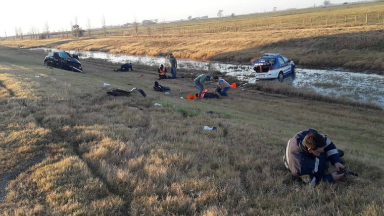 Es crítico el estado de uno de los policías heridos.