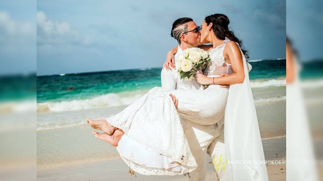 FOTO: El casamiento sorpresa de Carli Jimenez en Punta Cana