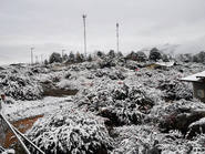 Nieve en las Altas Cumbres y en La Cumbrecita