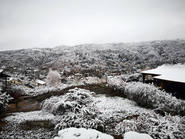 Nieve en las Altas Cumbres y en La Cumbrecita