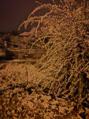 La primera nevada llegó a La Cumbrecita