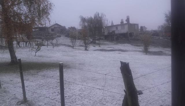 FOTO: La primera nevada llegó a La Cumbrecita