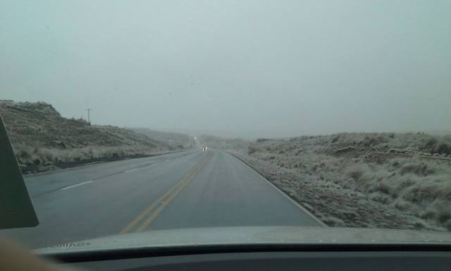 Aguanieve en las Altas Cumbres