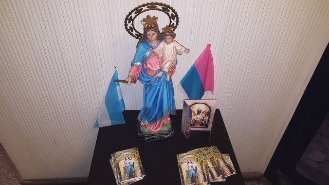 FOTO: La imagen de la Virgen María Auxiliadora ya está en Cadena 3