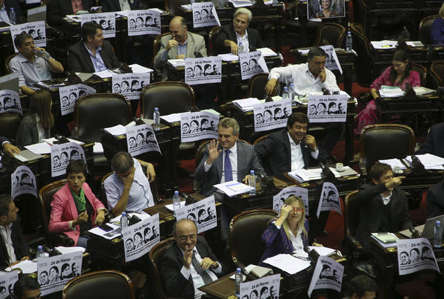 FOTO: Diputados Sesión Oposición Cambiemos DNU