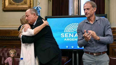 Mi alegría por esta ley es casi como cuando Justina nació