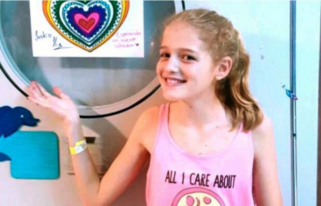 Justina murió en noviembre pasado: esperaba un corazón.