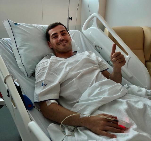 FOTO: Se infartó el arquero Iker Casillas durante un entrenamiento