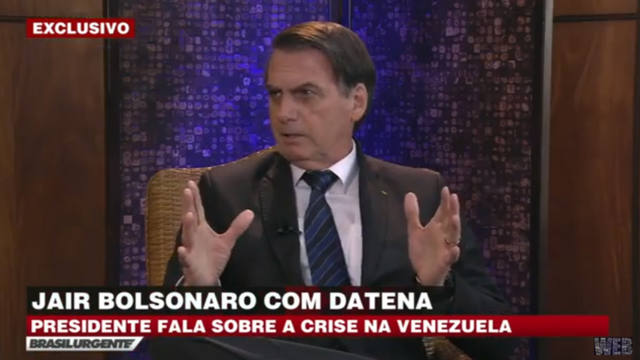Bolsonaro negó la dictadura militar en Brasil
