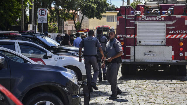 FOTO: Tiroteo en una escuela de Brasil dejó 10 muertos