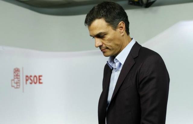 FOTO: El ahora ex secretario general del PSOE, Pedro Sánchez, dimitió a su cargo.