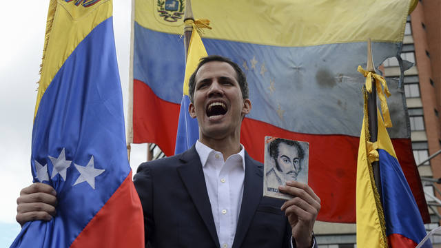 FOTO: Guaidó, el dirigente que busca derrocar el régimen chavista.
