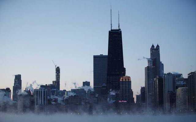 FOTO: Chicago congelada: se registra más frío que en la Antártida