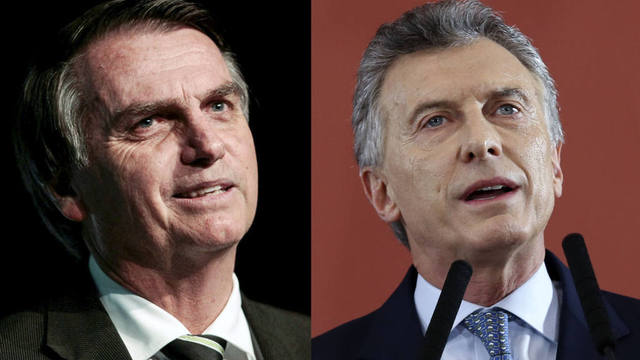 FOTO: Macri y Bolsonaro