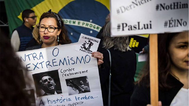 FOTO: Brasil: protesta de mujeres por posible triunfo de Bolsonaro