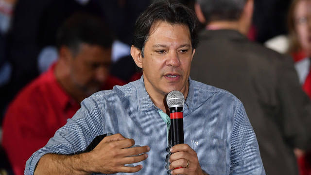 Haddad reemplaza a Lula como candidato a presidente del PT