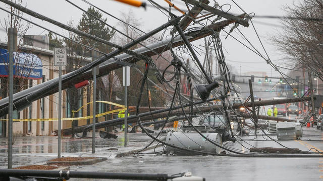 Tormenta temporal Toby Estados Unidos nieve