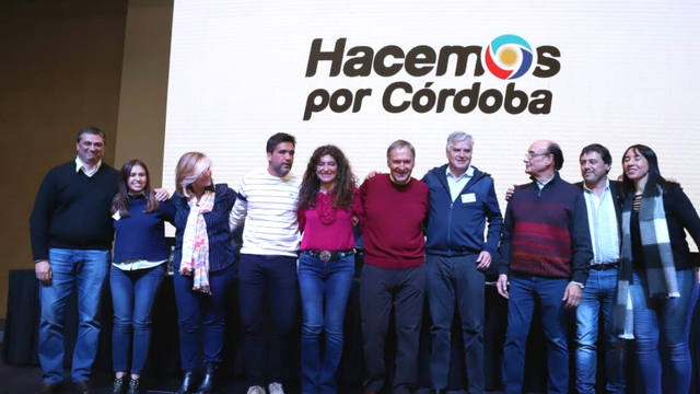 FOTO: Los candidatos a diputados de Hacemos por Córdoba.