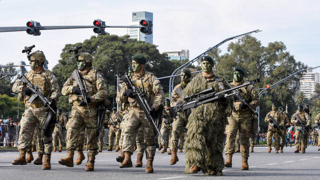 Imágenes de los festejos patrios en todo el país