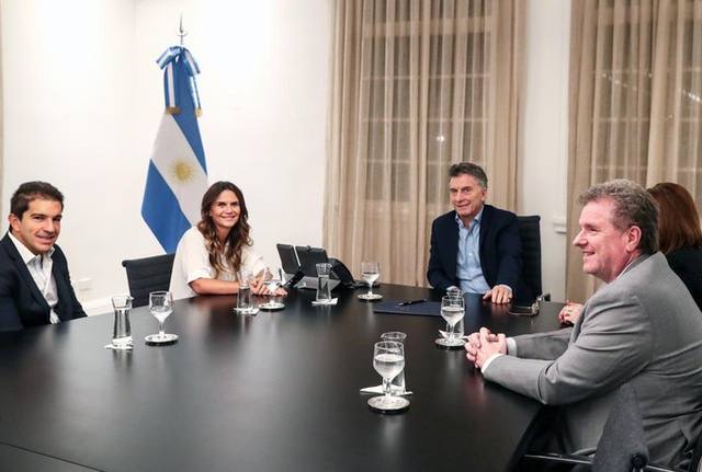 FOTO: Macri recibió a Granata en Olivos.