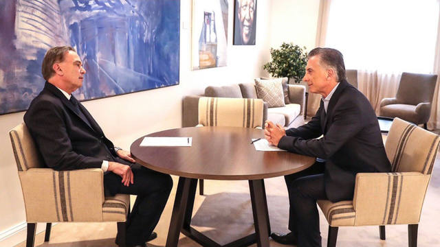 FOTO: Macri se reúne en Olivos con Miguel Ángel Pichetto